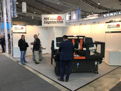 Messestand MH-Sägetechnik